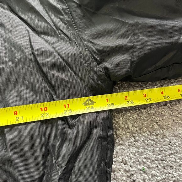 Vintage 90s Pittsburgh Steelers Full Zip Puffer Parka Jacket Big Logo Size M - Picture 6 of 7